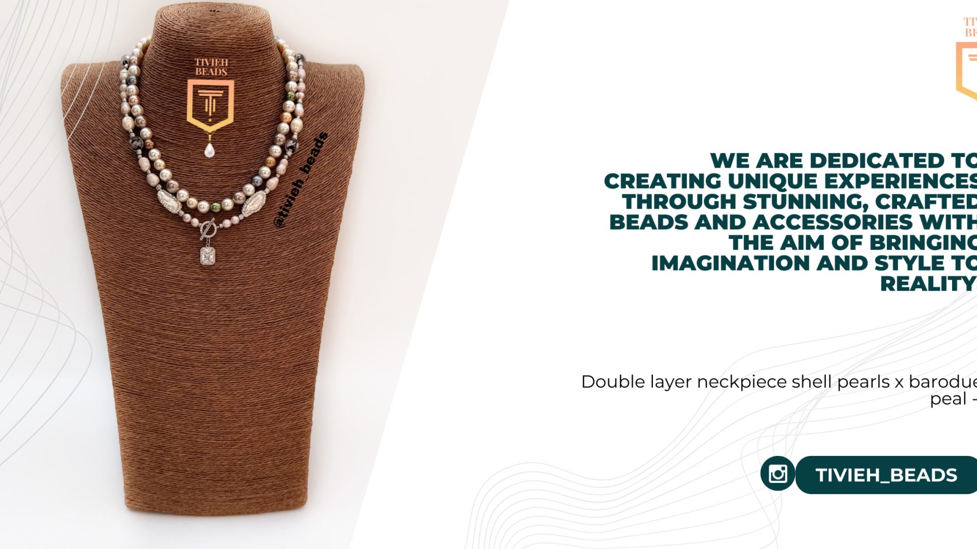 TIVIEH BEADS - DOUBLE LAYER NECKPIECE